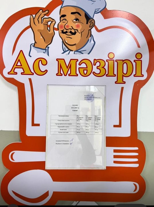 Ас мәзірі